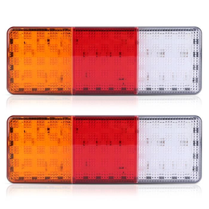 Feu arrière à LED, 12V camion remorque bateau feu arrière frein arrière