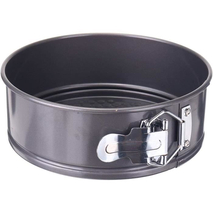 Moule à Charnière Rond 22 Cm Antiadhésif - Pour Gâteaux, Quiches, Pizzas, Four Et Congélateur