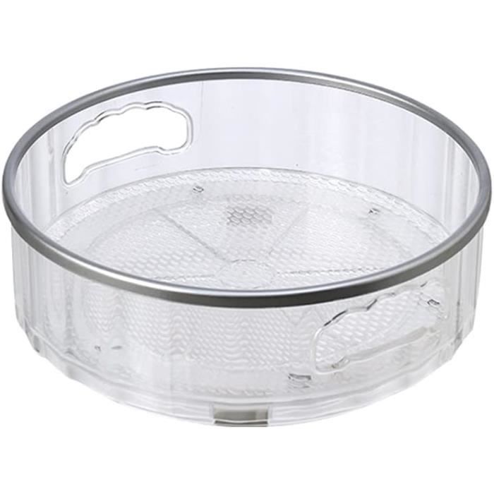PLATEAU TOURNANT 360° LOT DE 4 - Organisateur Épices, Cosmetics Ou Salle De Bain | 25cm