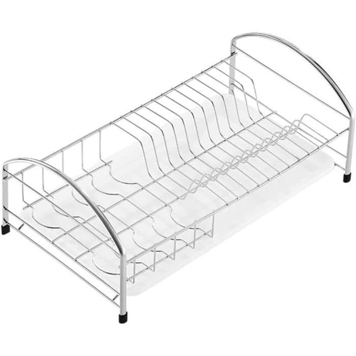 Égouttoir à Vaisselle Extensible ANTOPY - Compact Pour Petites Cuisines 14-19" Avec Porte-Couverts