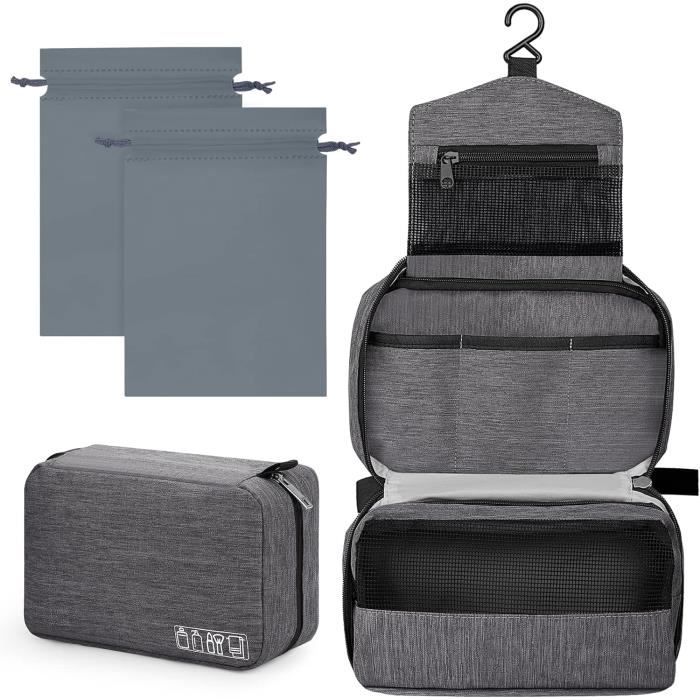 Trousse De Toilette Femme Homme Voyage - Noir - Trousses De Toilette