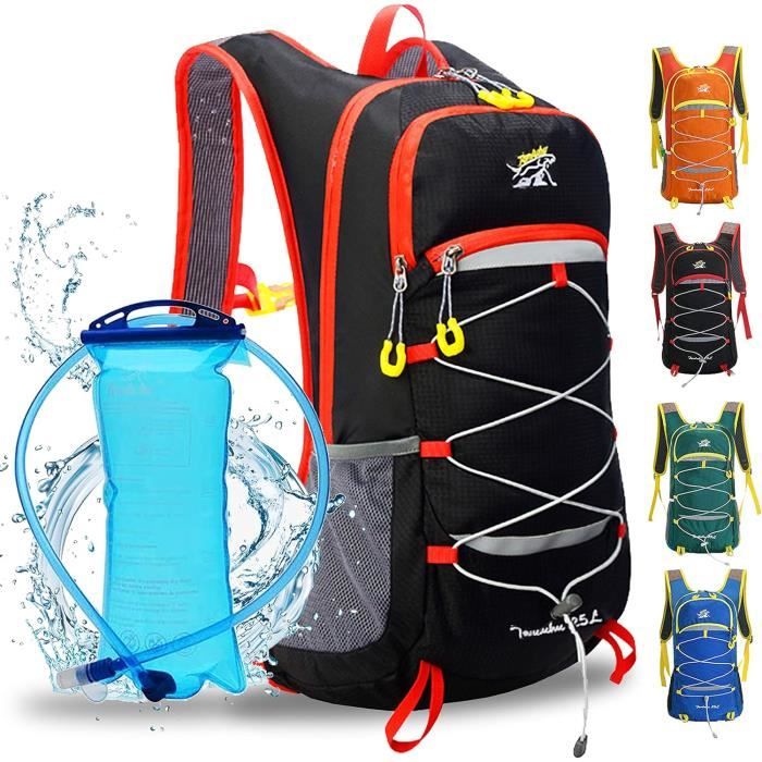 Pack Hydratation USWE MTB Hydro 12L Avec Vessie 3,0L | VTT Enduro Gravel Noir