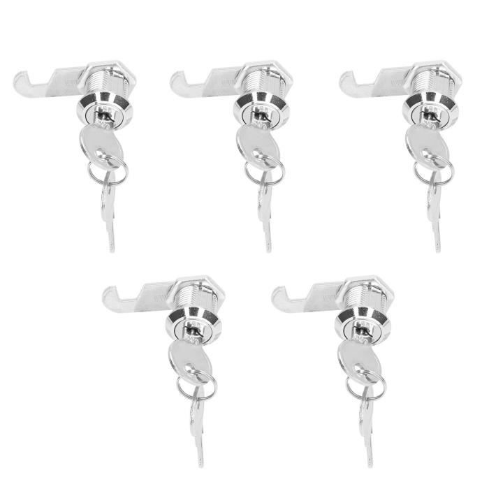 Serrure À Came Pour Porte Boîte Aux Lettres, Tiroir, Armoire - 16 Mm