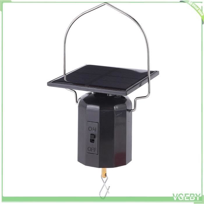 Moteur Solaire Pour Carillon éolien - Moteur Rotatif Suspendu, énergie Solaire, Longueur 16.2 Cm