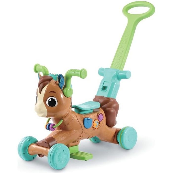 Trotteur Porteur VTECH BABY Joey - 4 en 1 - Look de poney mignon - Pour enfants de 12 mois à 3 ans