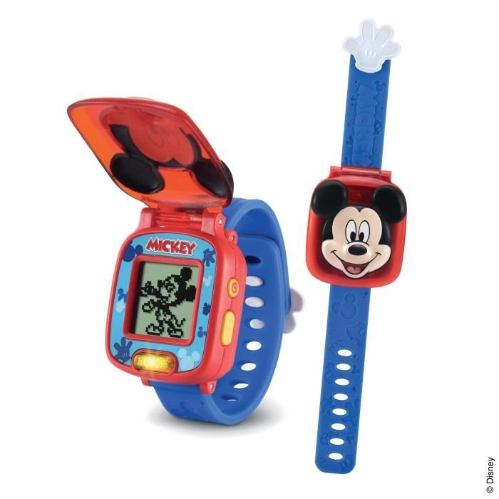 Montre-Jeu Interactive de Mickey - VTECH - Rouge et bleu - Pour enfant à partir de 3 ans