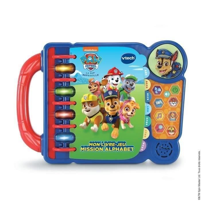 Livre Interactif VTech 80-618105 – Mon Livre-Jeu Mission Alphabet Paw Patrol - vue 2
