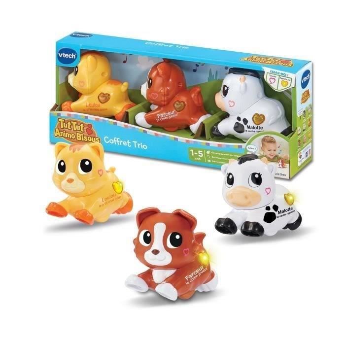 Coffret Animaux Interactifs Vtech 80-426805 – 3 Animaux à Roulettes - vue 2
