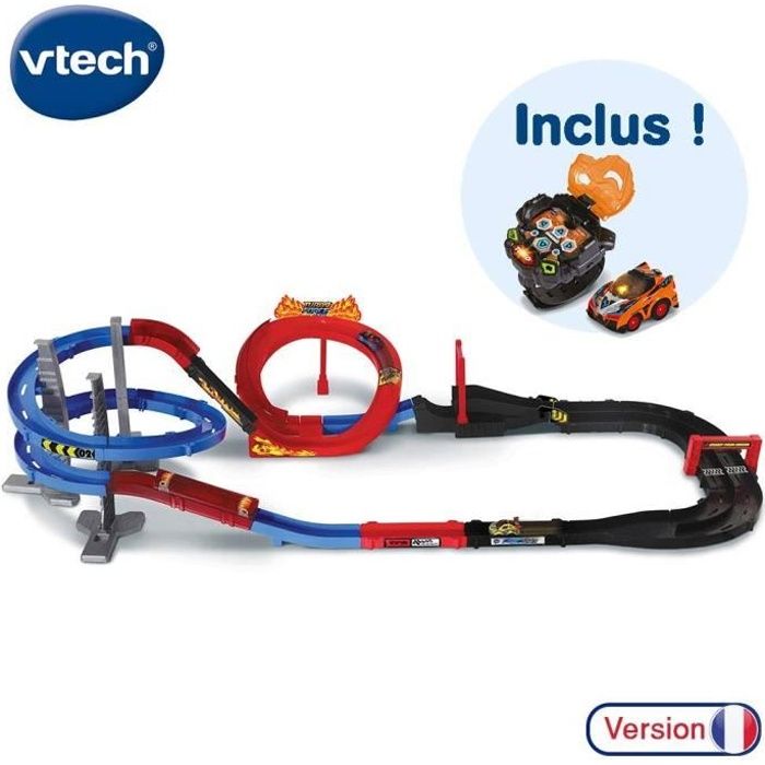 Circuit Turbo Force Super Loop VTECH - Avec Montre Télécommandée - Pour Enfant de 5 Ans et Plus