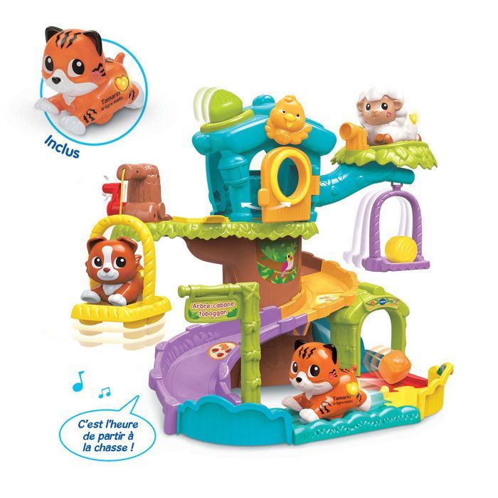 Circuit Vtech Tut Tut Animo Bisous Arbre cabane Toboggan - vue 2