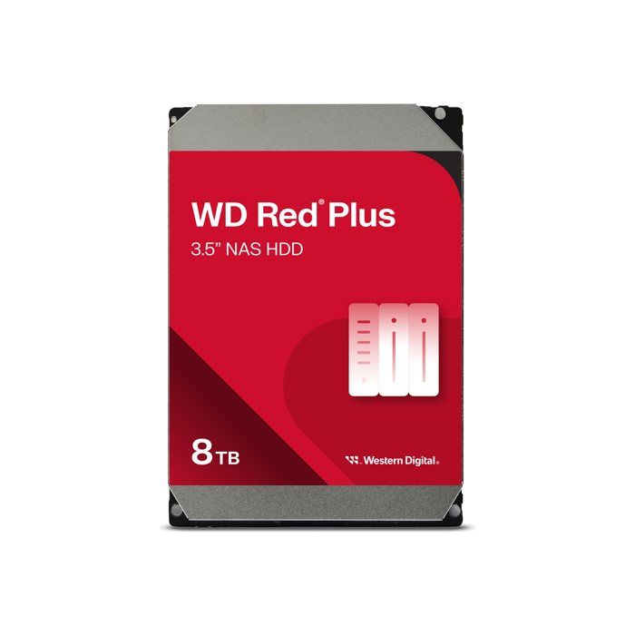 WD Red Plus WD80EFPX - disque