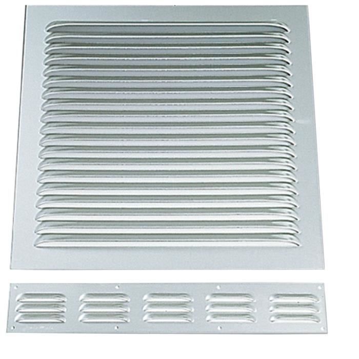 Grille Aération Aluminium Plate K 20 mm x 375 mm