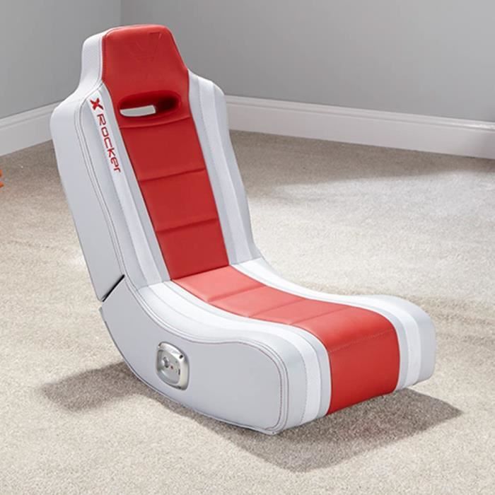Siège de jeu - X-ROCKER - HYDRA 2.0 - Rouge - Rembourré - Audio 2.0 intégré
