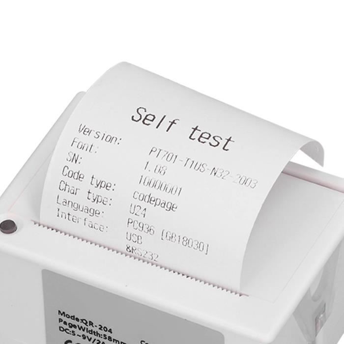 Imprimante d'étiquettes thermique directe commerciale 4 × 6 pour les colis  d'expédition, prise en charge de la connexion BT - Cdiscount Informatique