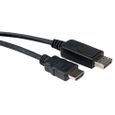 MCL Samar Câble Display Port Mâle / HDMI Mâle 2M-1