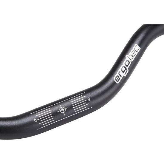 Ergotec Guidon Cintres Riser-Bar Guidon 25,4 mm//620 mm aluminium argenté