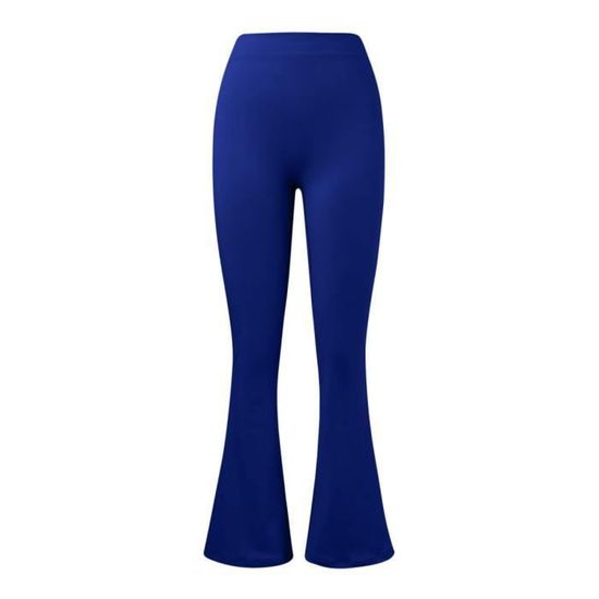 Terecey Pantalon de Yoga Bootcut Femmes Taille Haute Pantalon Décontracté Évasés Pilates Yoga Pants avec Jupe Court Confortable Vêtements de Sport pour Jogging Fitness