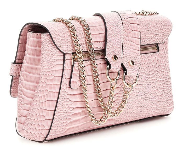 Sac à épaule GUESS Silvye Convertible En Bandoulière - Couleur Pivoine (rose) - 100% Polyuréthane - Neuf Avec étiquettes