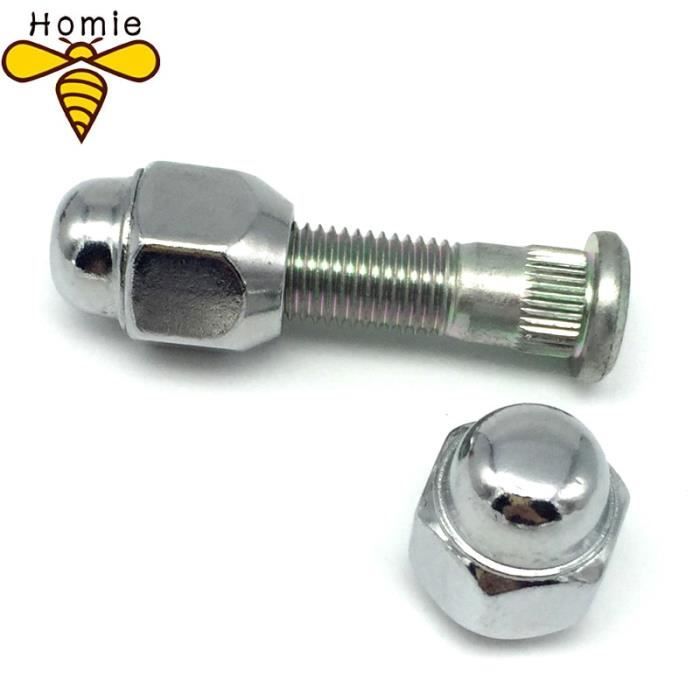 20 Cache-écrous De Roue En PVC Noir 17mm - Protection Anti-poussière Et Embellissement Pour Jantes