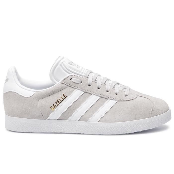 ADIDAS ORIGINALS Baskets Gazelle Gris clair Mixte Gris Cdiscount