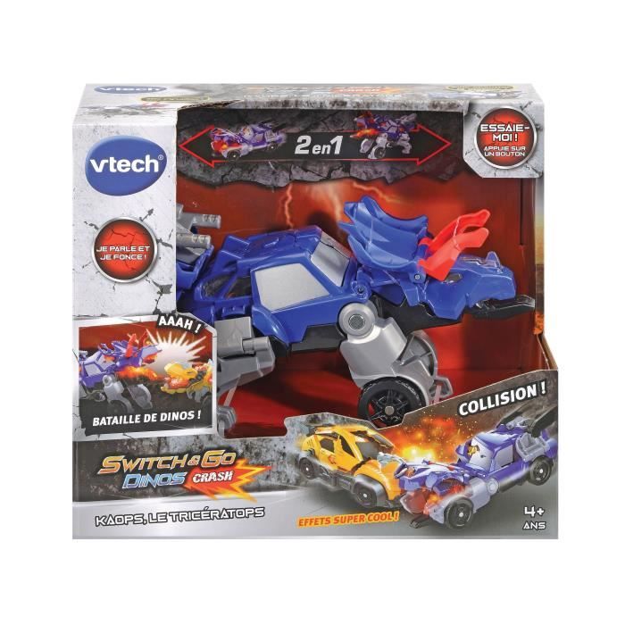 VTech - Switch & Go Dinos, Dinosaure Sonore Rotor, Le Méga Vélociraptor VTech - Switch & Go Dinos, Dinosaure Sonore Rotor, Le Méga Vélociraptor