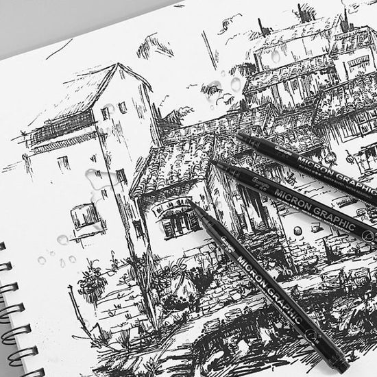 Sketch Pen 9pcs / Set Fine Liner Dessin Stylos À Encre Et Brosse  Fournitures Artistiques Noir - Cdiscount Beaux-Arts et Loisirs créatifs
