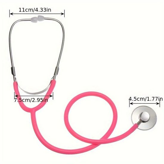 HLONK Stéthoscope Enfants Stéthoscope de Travail Infirmière Accessoire de Jeu d'Imitation Faux Jouet Stéthoscope HLONK Stéthoscope Enfants Stéthoscope de Travail Infirmière Accessoire de Jeu d'Imitation Faux Jouet Stéthoscope