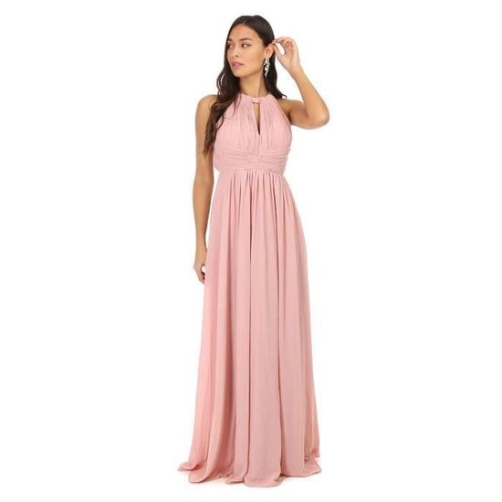 robe pull rose fushia