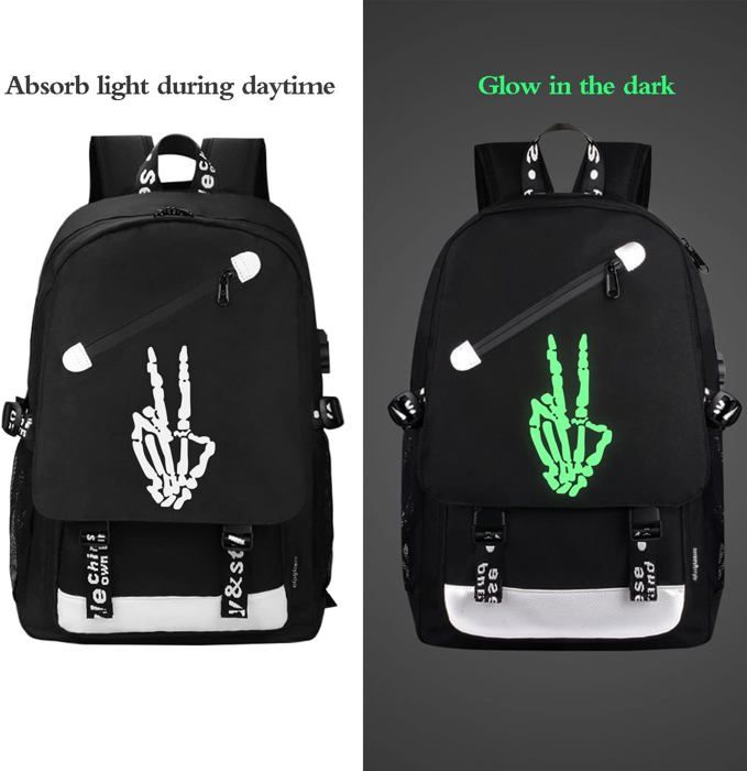 Cartable Garcon Lumineux Sac A Dos Scolaire Pour Ado Enfants V Hand Cdiscount Bagagerie Maroquinerie