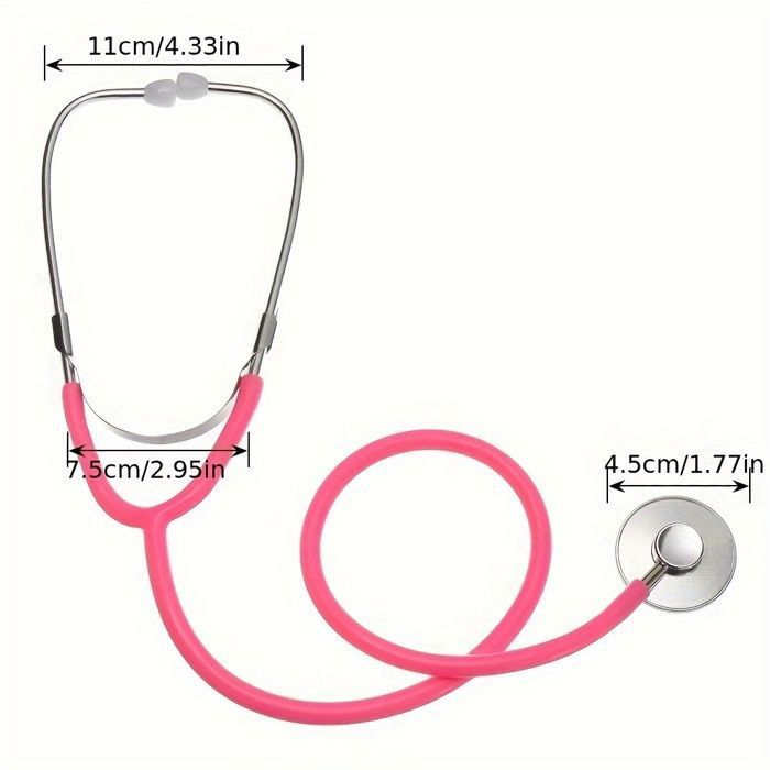 Stéthoscope Jouet Rouge Pour Enfant Et Adulte – Accessoire Pour Docteur, Cosplay, éducation Et Jeux De Rôle