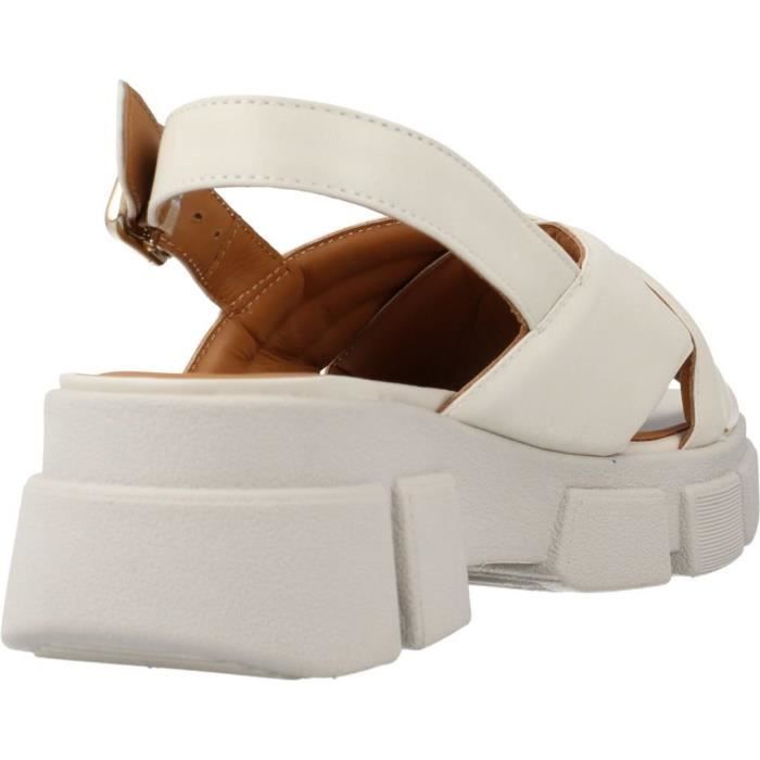 Sandale femme Geox 135363 Blanc Semelle int. Micro Gome