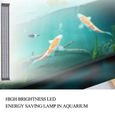 DEWIN Éclairage sur pied de lampe à économie d'énergie LED haute luminosité pour aquarium 89 cm 144 lumières-3