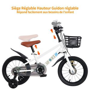 Roues Stabilisateurs 14 - 16 Attache Au Cadre 307770165 MV-TEK Vélo Enfant