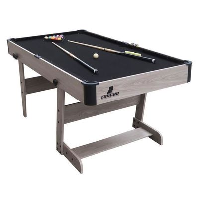 COUGAR - Table De Billard Portable Noir/Bleu Mini Billard Sur Table Surface De