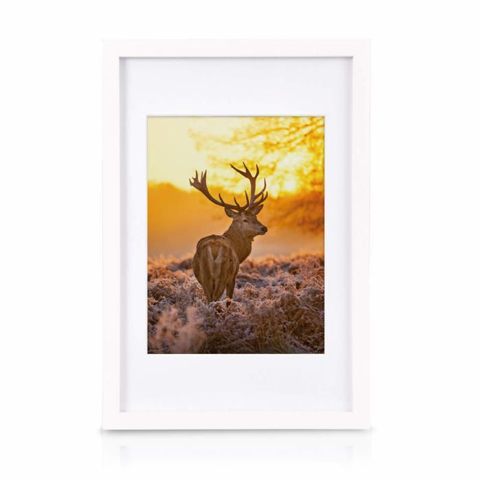 Lot De 2 Cadres Pliants Aluminium Format A3 (29,7x42 Cm) - Argent, Anti-Reflet, Fixation Murale Incluse - Pour Posters, Affiches - 3