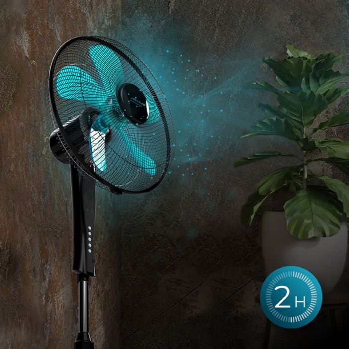 Ventilateur Sur Pied Cecotec EnergySilence 1020 | 10 Pales, 40cm | 3 Vitesses | Moteur Cuivre | Noir