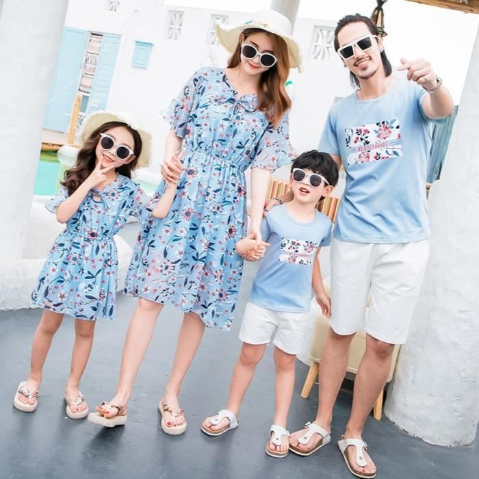 t famille correspondant tenues m re fille robes famille Look