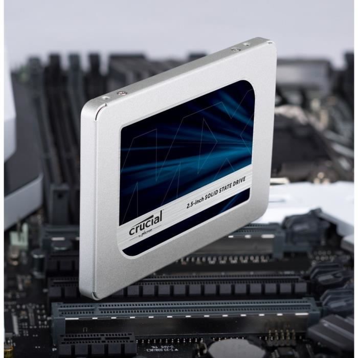 CRUCIAL - Disque SSD Interne - MX500 - 500Go - 2,5