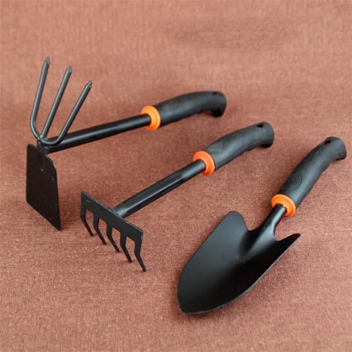 Petit Râteau De Jardin 5 Dents - Largeur 9cm - Poignée Ergonomique - Pour Sol Et Parterres