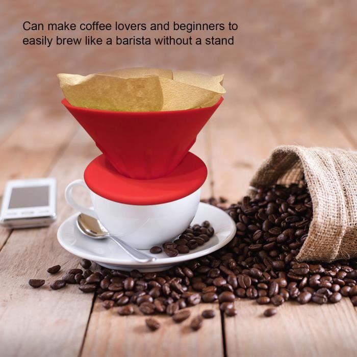YOSOO filtres à café Porte-filtre à café en cône réutilisable pour