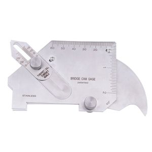 Jauge De Couture Jauge De Soudure MG-8, Ru00e8gle D'inspection De Couture, Pont CAM, Angle De Degru00e9, Jauge De Soudage, Outil De Mesure De Soudage En Acier Inoxydable Couture Regle