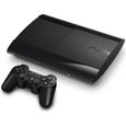 Console PS3 Slim Noire 12 Go - Sony - Design compact et stockage flash-0
