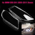 droit - Phare Avant De voiture Couvercle de Lentille xénon Pour BMW E90 E91 3 2005 2006 2007 2008 2010 320i 3-0