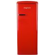 Réfrigérateur 1 porte Frigelux RF218RRA++ - Rouge - Froid statique - 218L - Vintage-0