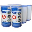 Cartouches de filtration 'A' - INTEX - Convient pour 58604, 56638 et 56636 - Fibre dacron-0