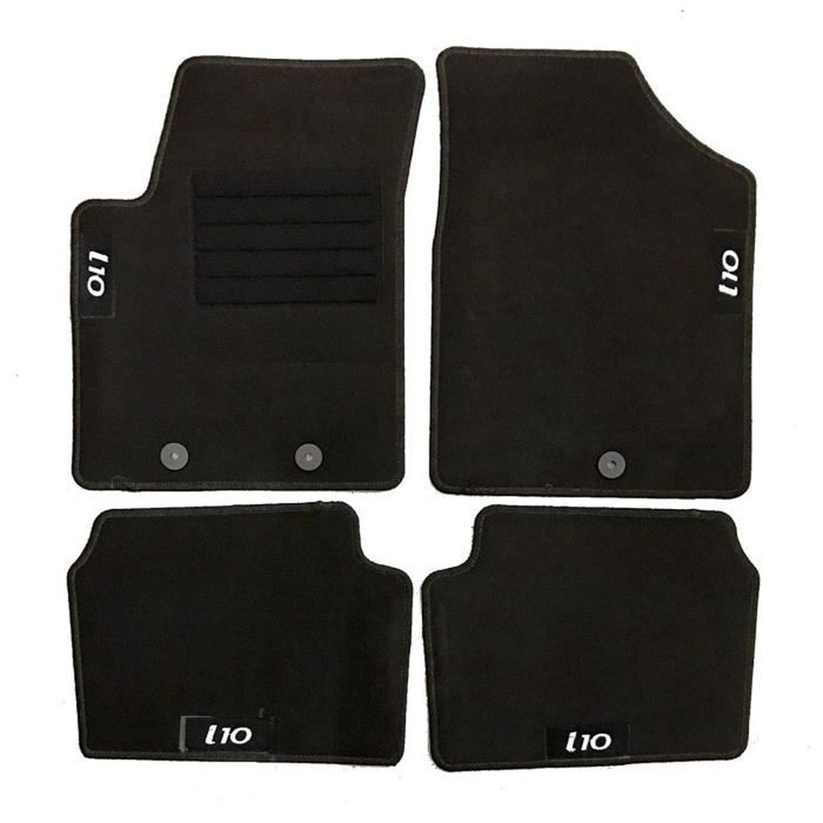 Tappetini auto in moquette con strappi compatibili con HYUNDAI i10
