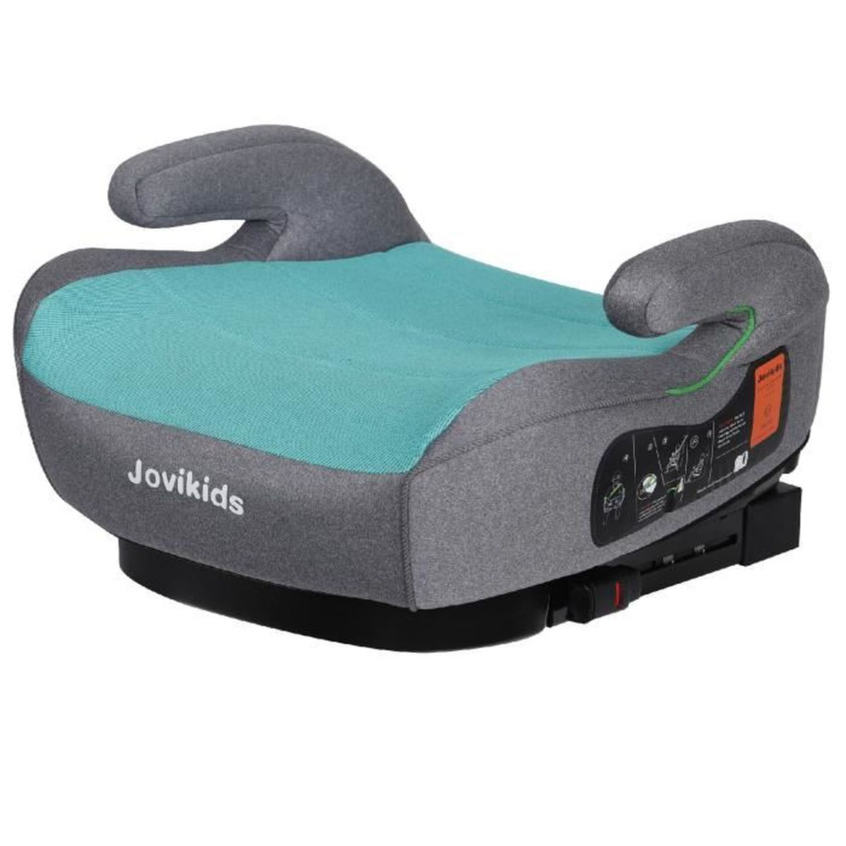 JOVIKIDS Siège auto isize rehausseur bas Groupe 2/3(125150 cm) ECE R129 Vert Achat / Vente