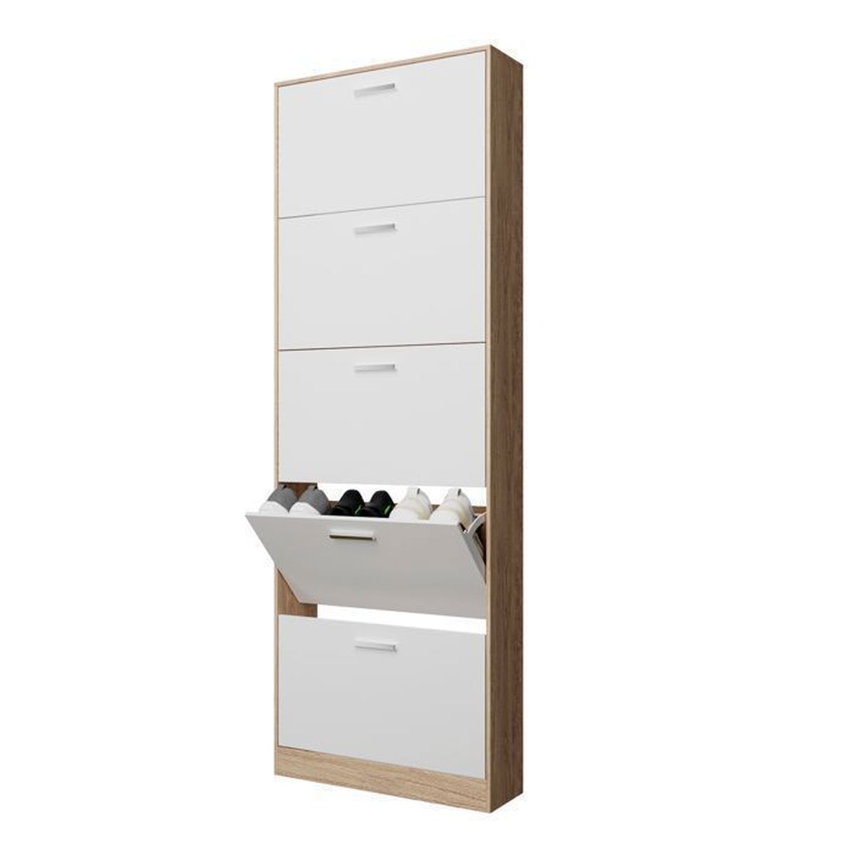 Meuble chaussures Armoire chaussure Grande capacité Rangement 15