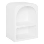 ATMOSPHERA CRÉATEUR D'INTÉRIEUR Table de chevet "Soleya" H55cm blanc - Atmosphera createur d'interieur - Blanc