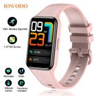 IOWODO R10 Montre Connectée Femme Montre Sport pour la Forme au Quotidien ,Calories, Podometre, Sommeil, Etanche,2 Bracelets - Rose